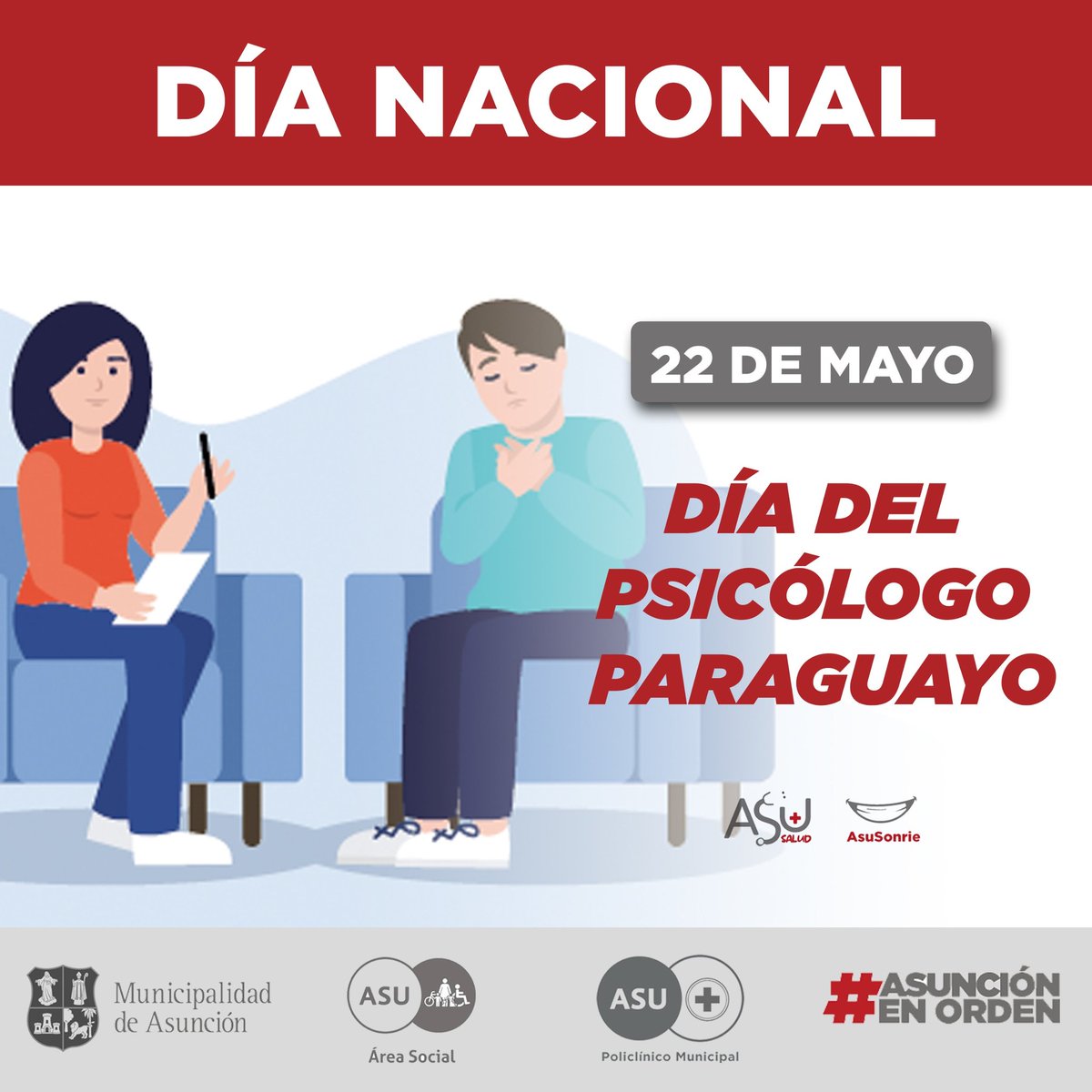 ¡Feliz Día Nacional del Psicólogo! En este día especial, queremos felicitar a todos los psicólogos del país por su dedicación y arduo trabajo en el cuidado de la salud mental de nuestra comunidad. Su compromiso y esfuerzo diario son fundamentales para el bienestar emocional y