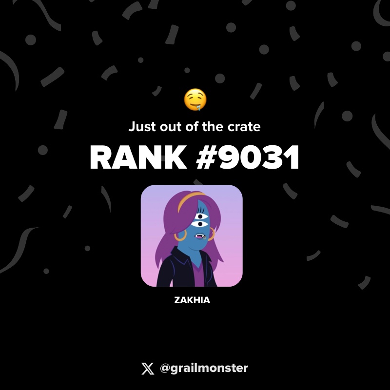 Just out of the crate, meet Zakhia!