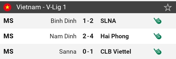 Sanna - Viettel 0-1 ✅️🎯⚽️ Vietnam Ligi de yakın takibimizde... Majör ligler bitecek ama bizim içim değişen bir şey yok. Lig fark etmeksizin yaz boyu keyif yaşamaya devam.
