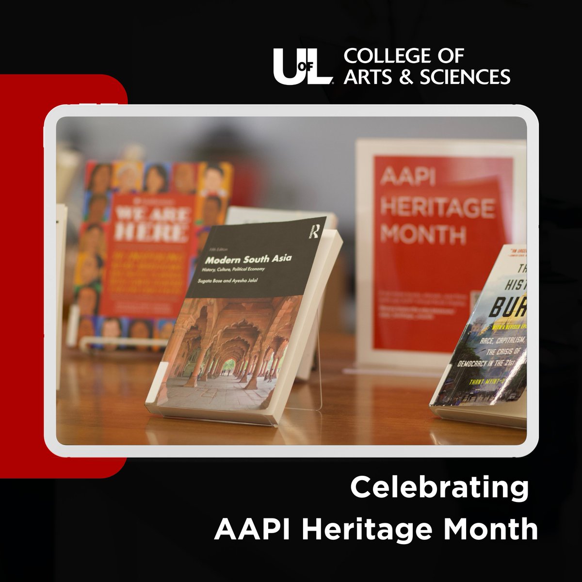 📚✨ Dive into the rich tapestry of AAPI heritage this month at @UofL's William F. Ekstrom Library! 🎉 May is AAPI Heritage Month-explore a diverse range of reading materials, from history to literature and beyond. 📖💬 #AAPIHeritageMonth #EkstromLibrary #CelebrateDiversity