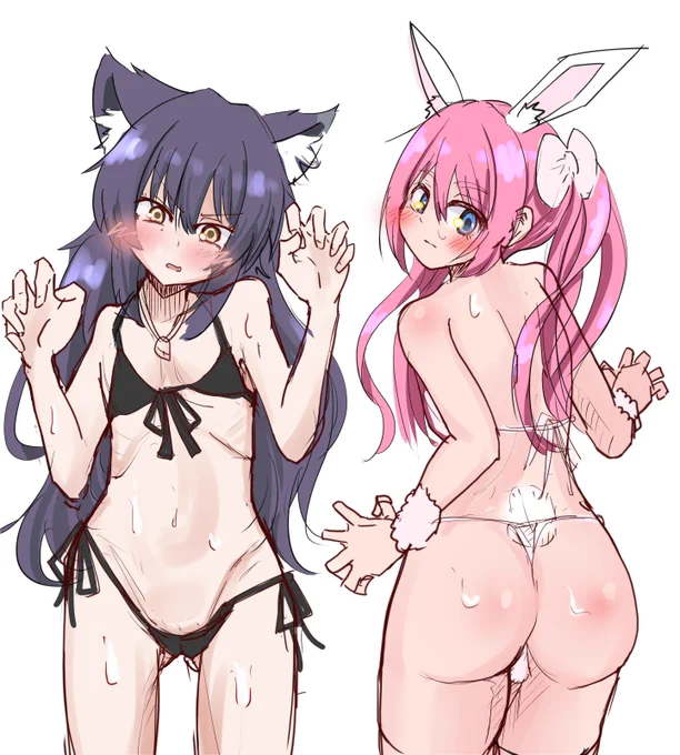 ねことうさぎ