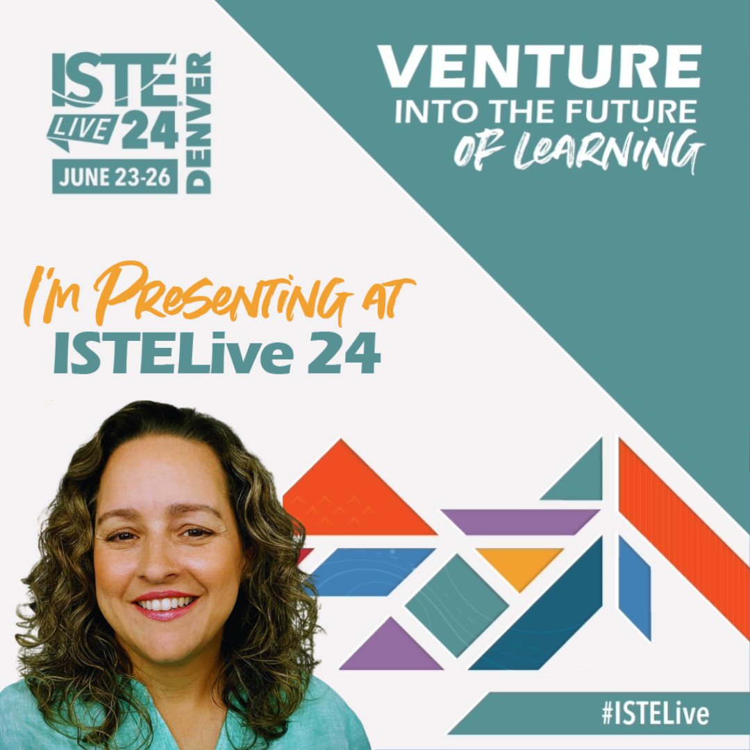 We're thrilled to announce that we will be presenting at #ISTELive!

June 23  @ 12:30 - Advancing Educational Equity Through #SEL & #AI

June 24, @ 8:30 - Gender, Diversity, and the Digital Divide

June 25 @ 4:30 - Ensuring Diversity & Equity with Assistive Tech

@ISTEofficial