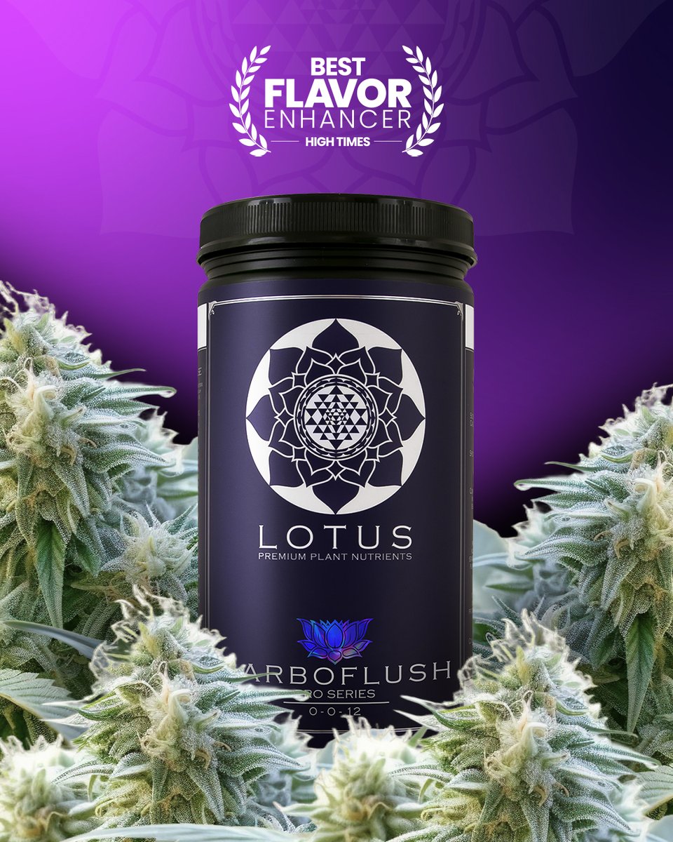 🌱 Finish your growing season on a high note with #LotusNutrients Carboflush! This powerful finisher enhances the flavor and potency of your final crop, giving you a harvest that's truly top-shelf. 

🪴 Grow with Lotus today: l8r.it/P4TH