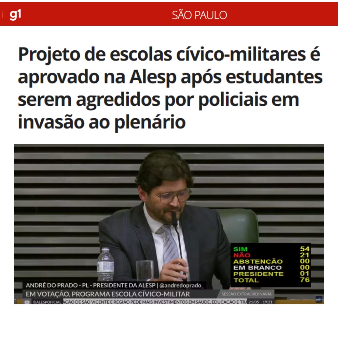 esuplicy's tweet photo. É preciso que a população de SP saiba que o PL aprovado na @AssembleiaSP pretende criar escolas cívico-militares e poderá autorizar conversão, fusão ou incorporação de escolas estaduais já existentes para o modelo cívico-militar e teremos uma militarização da educação em SP + https://t.co/4sITgiliqy