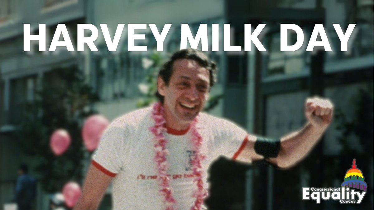Harvey Milk's name is synonymous with the fight for LGBTQI+ rights. Today, on what would have been his 94th birthday, we're honored to celebrate his memory and carry on the fight for equality. Hope will never be silent! #HarveyMilkDay