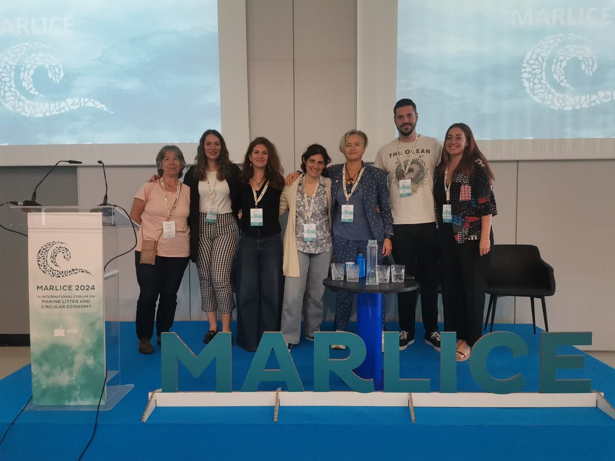 🔵 Eve Galimany, our #MarineLitter specialist, participates this week in #MARLICE2024 coordinating several sessions and as a speaker 🗣️. This morning she talked about gulls as potential sentinels for litter in urban marine ecosystems. 🌊🚯♻️ #MARLICE #circulareconomy