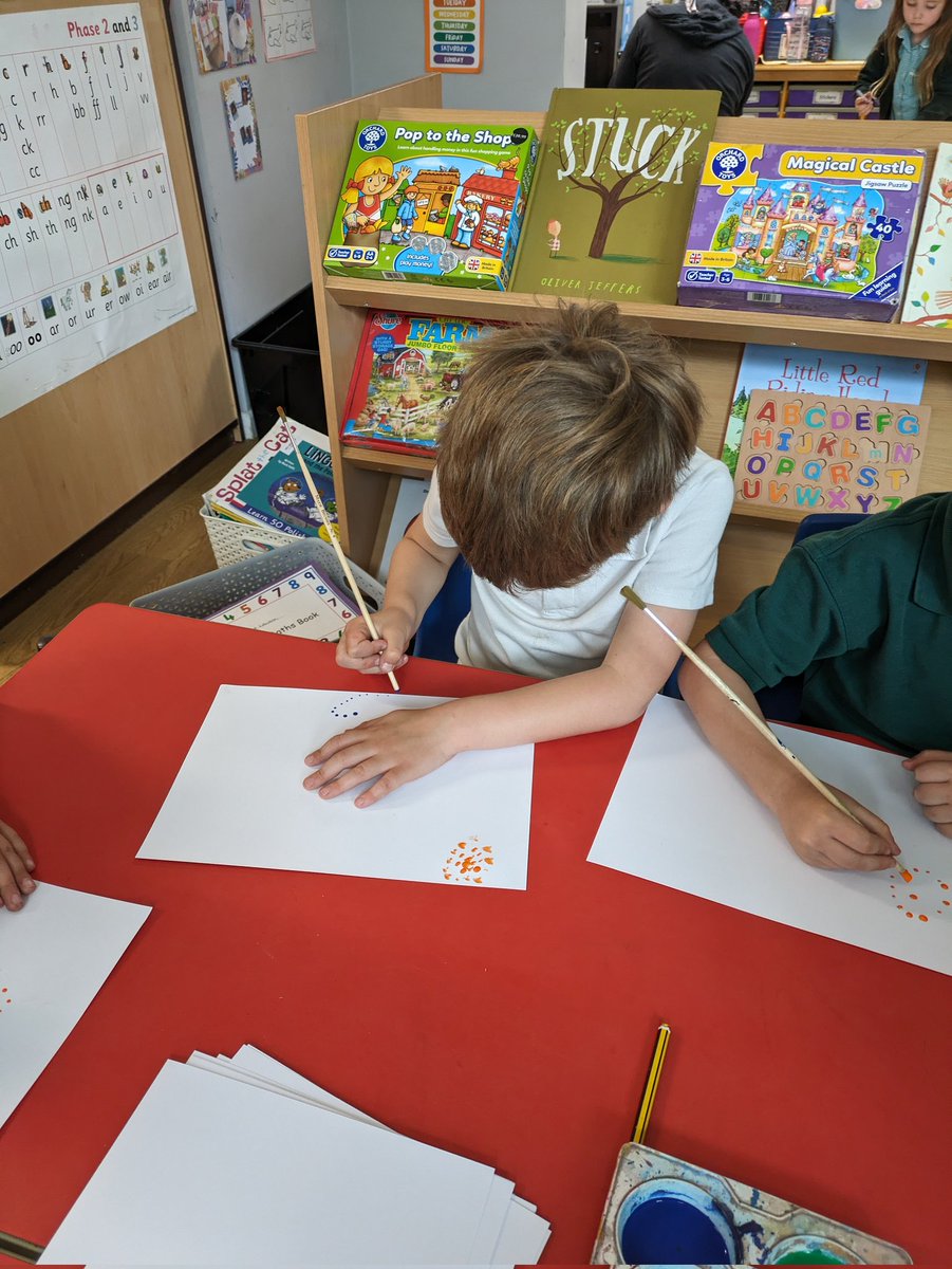 KPSFeed's tweet image. #KPSReception are focusing on Australia for #CultureWeek take a look at our pictures inspired by Aboriginal art.