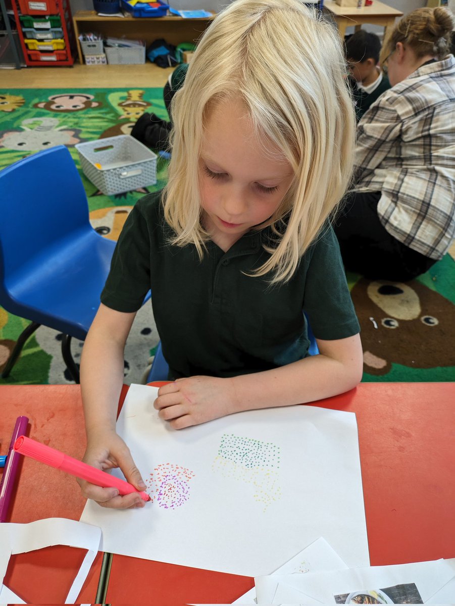 KPSFeed's tweet image. #KPSReception are focusing on Australia for #CultureWeek take a look at our pictures inspired by Aboriginal art.