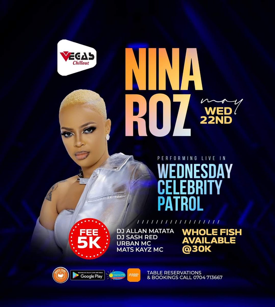 Catch Ugandan musician Nina Roz live this Wednesday at Vegas Chillout, Kawempe, Kampala. Don’t miss her performing 'Nwanilaako' and other hits. Fresh from Toronto, she promises an unforgettable show. Stream 'Nwanilaako' on YouTube now! youtu.be/iw0TLmjZhak?si… #FelizMiércoles