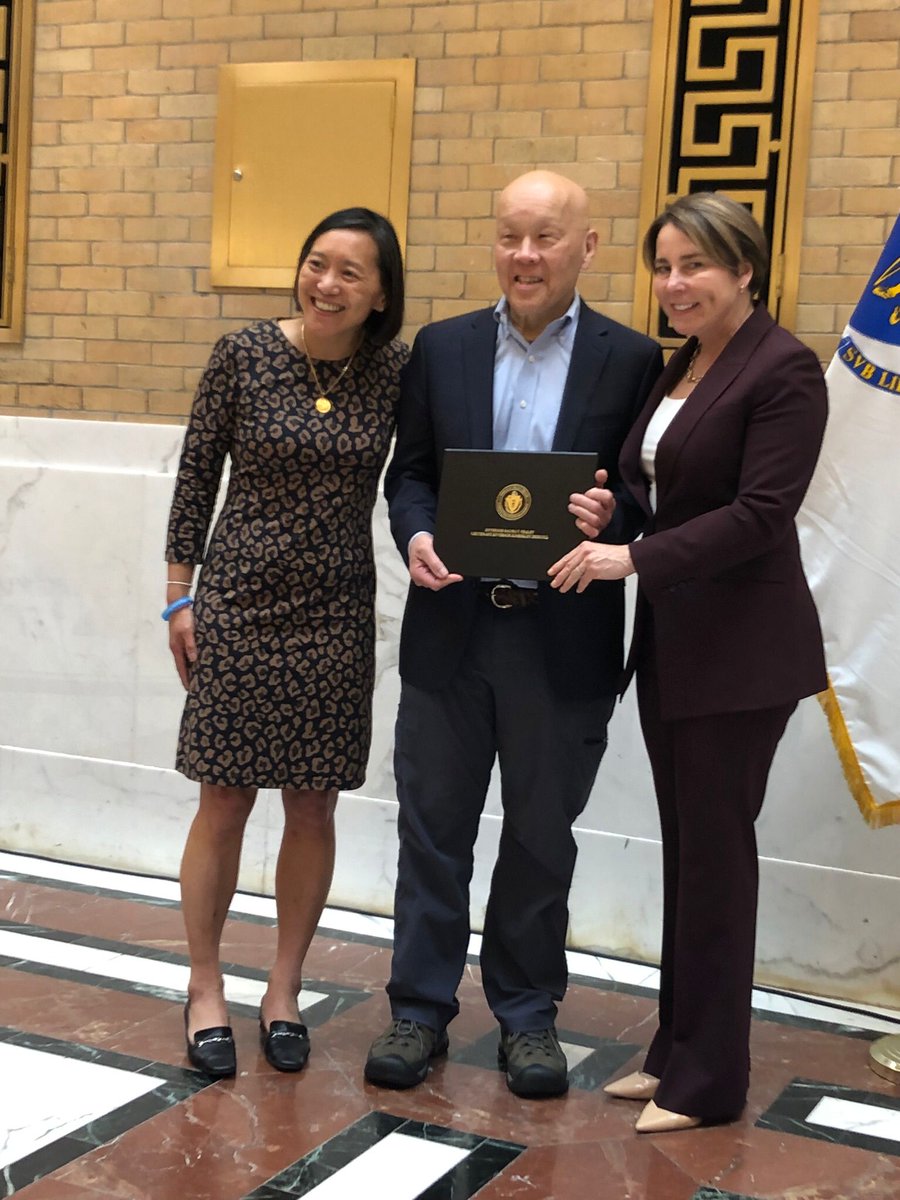 As we continue our fight for #racially #inclusive #curriculum, members joined <a href="/MassGovernor/">Governor Maura Healey</a> as well as Sec. Hao, <a href="/TeamTram/">Tram Nguyen</a>, <a href="/rep_erika/">Representative Erika Uyterhoeven</a>, <a href="/RepVannaHoward/">Vanna Howard</a> and Dr. Watanabe to celebrate #AANHPIHM &amp; our own board member Paul Lee. #mapoli #TeachUsHistoryAllOfIt #RepresentationMatters