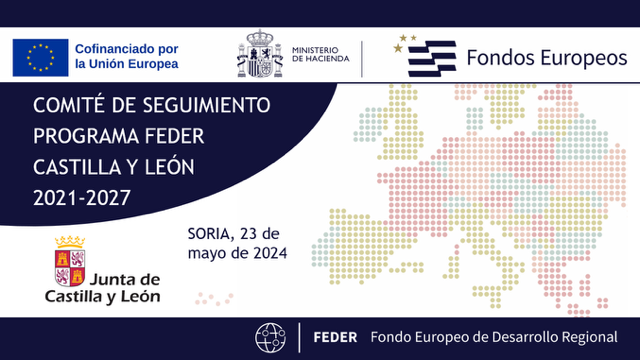 El próximo 23 de mayo, en Soria, se celebrará el Comité de Seguimiento del Programa FEDER 21-27 en el que participan representantes de la Comisión Europea, de la Autoridad de Gestión, del Organismo Intermedio y del partenariado.