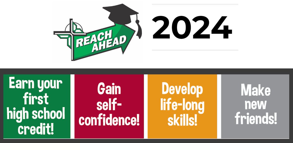Spaces in our popular Reach Ahead summer program, which helps Grade 8 students get a head start on obtaining credits for their high school diploma, are filling up fast. Registration deadline is June 14. Learn more here: shorturl.at/8DpwR