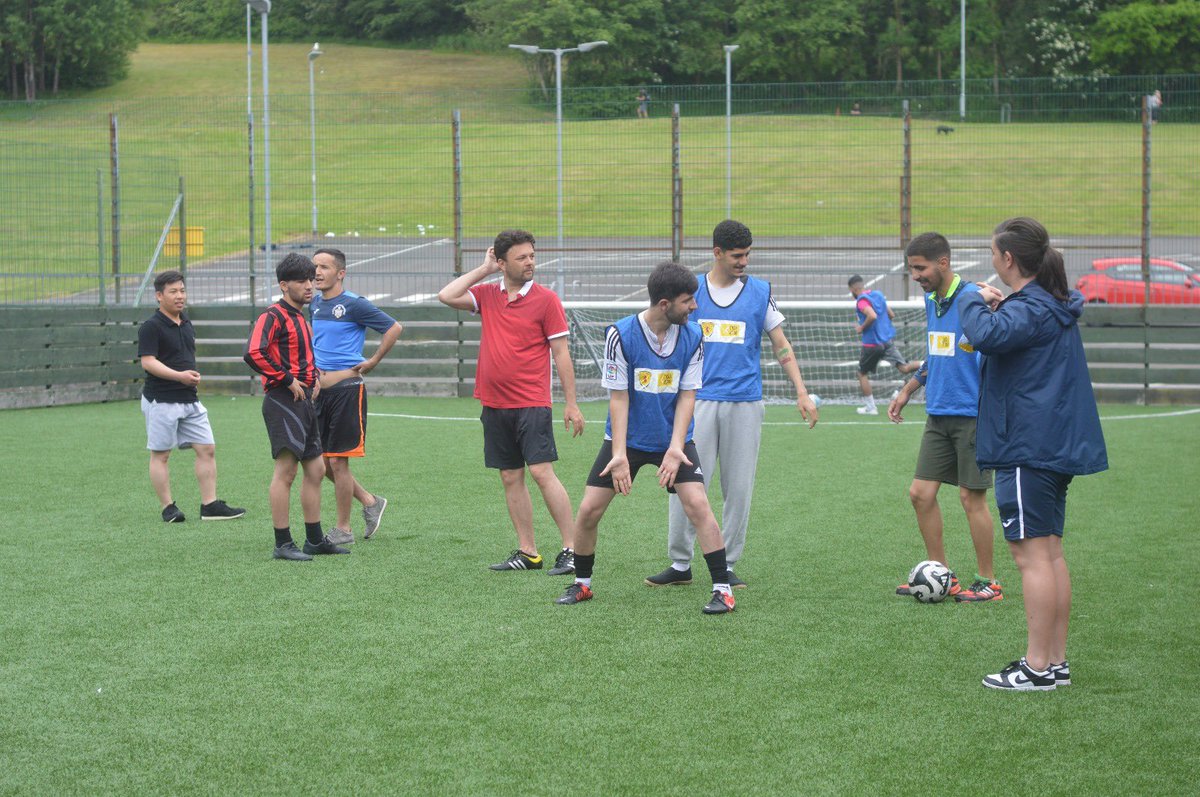 MortonCommunity's tweet image. 𝐍𝐞𝐰 𝐒𝐜𝐨𝐭𝐬 🏴󠁧󠁢󠁳󠁣󠁴󠁿

Another great turnout this week at Lady Octavia as 15 New Scots came along to play the beautiful game 💙⚽️

Thank you to @InverclydeHSCP for their continued support 🤝

#GetOutsideGetInvolved 
#WeekOfFootball