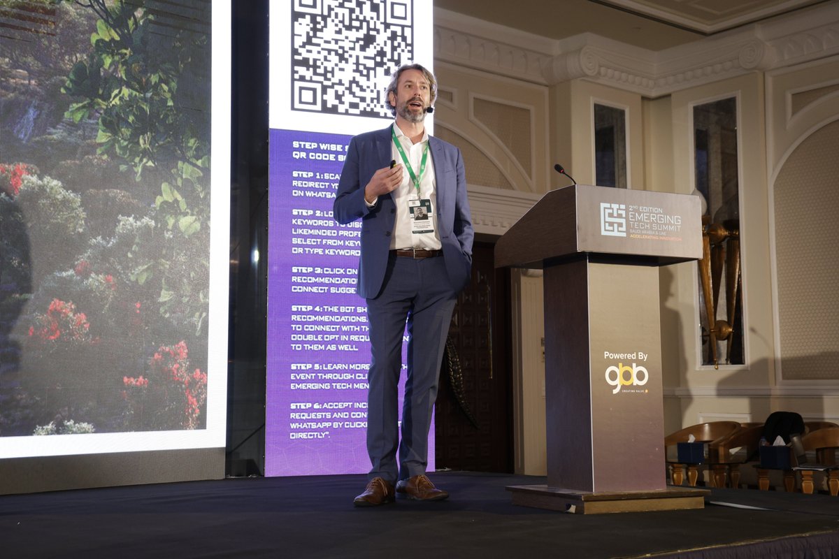 emerging_tech_'s tweet photo. Benjamin Edmonds, Director of Smart Cities – King Salman Park Foundation on the stage at the 2nd Edition Emerging Tech Summit - Saudi Arabia &amp; UAE on 22nd &amp; 23rd May 2024, Dubai, UAE, sharing his insights and expertise.

#2ndemergingtechsummit2024 https://t.co/YfA3VATcGu