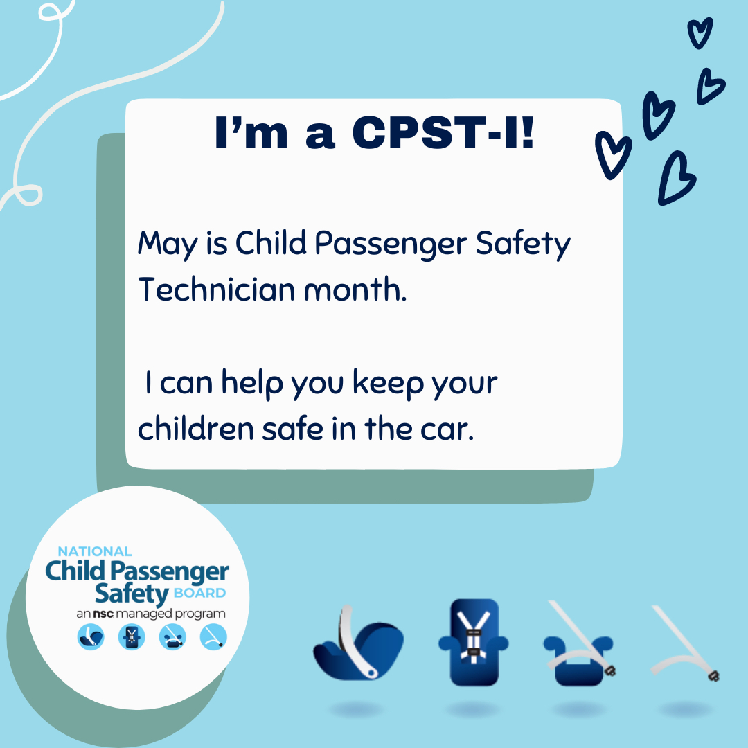 NCPSB's tweet image. Attention Instructors: May is Child Passenger Safety Technician month! Please feel free to use one of the above CPST social media tiles as your profile picture to advertise the great work we do!
#KeepEachOtherSafe #TechniciansRule #carseat #safety #education #training @NSCsafety