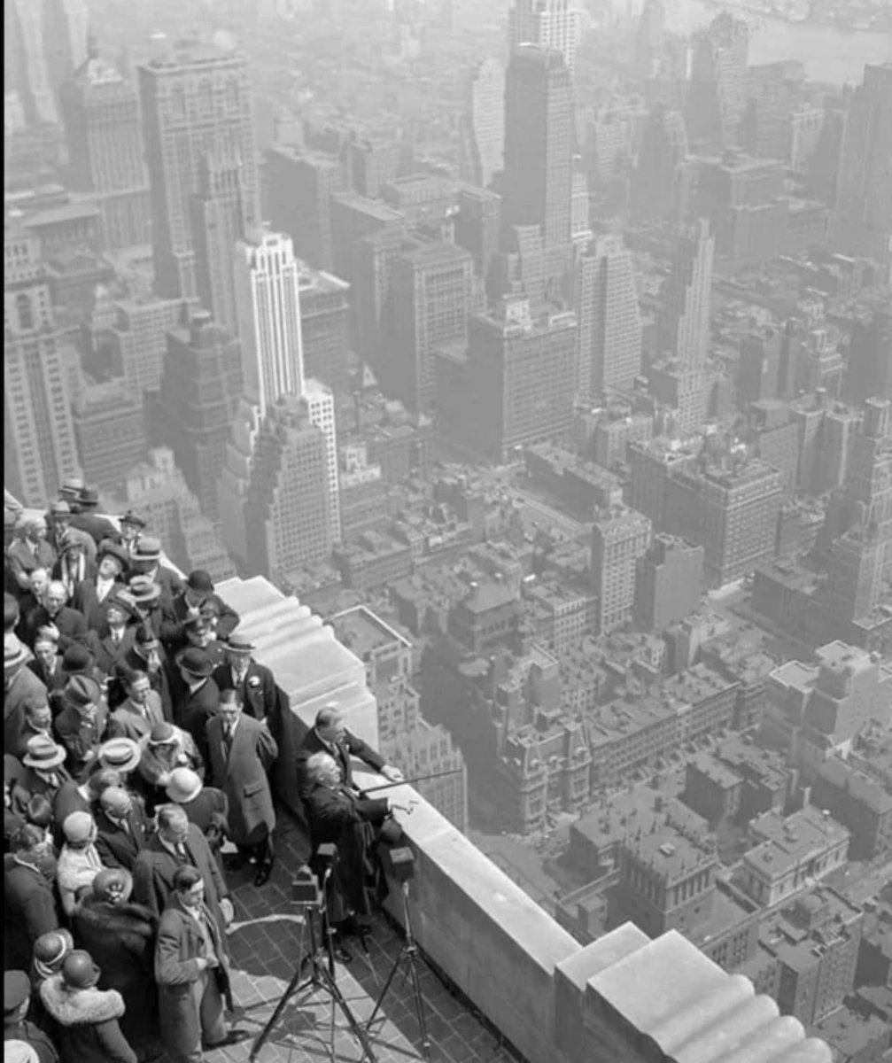 1931 at the Grand Opening of Empire State Building.