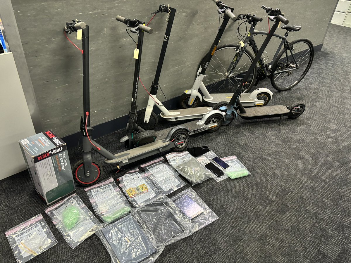 Cannington_Pol's tweet image. Cannington Police Inquiry Team strikes again, seizing a significant haul of stolen property and drugs during a search warrant today. Kudos to the diligent officers for keeping our streets safe! #CanningtonPolice #SafeStreets #PoliceWork #Fb
