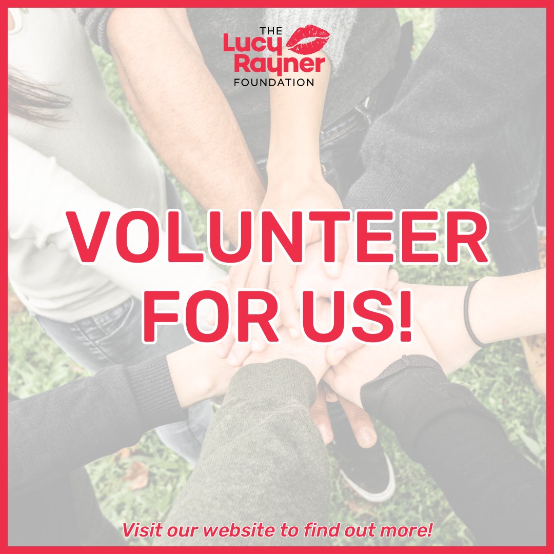 Ready to be the change?❤️

Join our charity as a volunteer and be a guiding light for those in need.

If you would like to get involved, fill out our volunteer application form on our website via the link in our bio.
.
.
.
.
#LRF #LucyRaynerFoundation #Volunteer #SurreyCharity