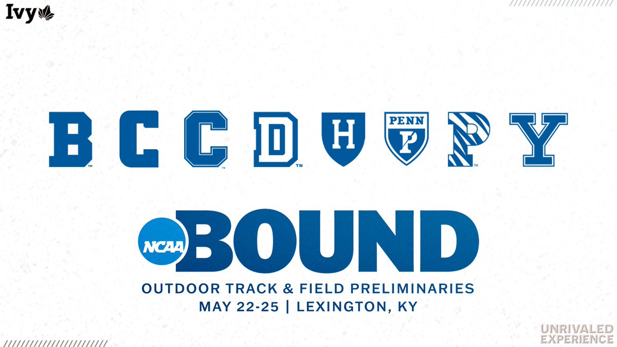 PRELIMS ARE HERE. Best of luck to the 111 (‼️) Ivies and seven relay teams competing in the NCAA Outdoor Track & Field East Preliminaries over the next few days! 🌿🏃 📰 » ivylg.co/TF052224