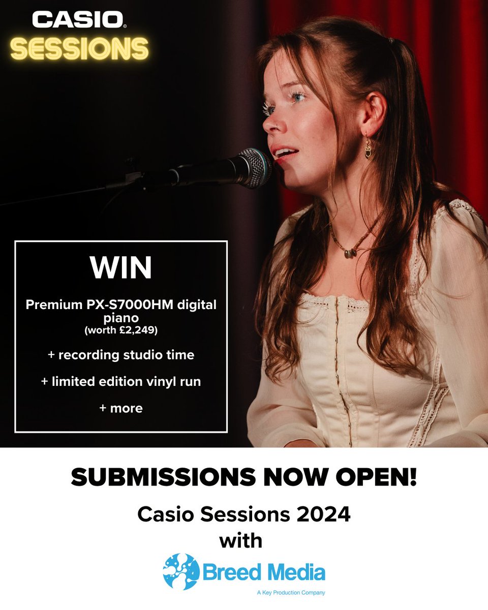 Casio sessions are now open!

Be in with a chance to win a PX-S7000HM digital piano + more 🎹

Learn more and sign up at  casio.co.uk/emi/casio-sess…
