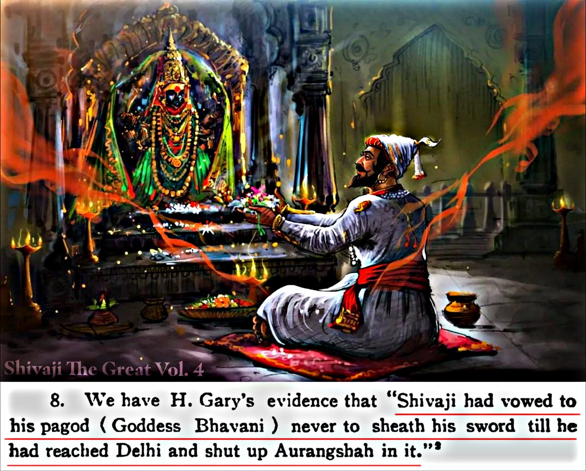 || हर हर महादेव || It was the clear goal of Chhatrapati Shivaji Maharaj to conquer Delhi from Aurangzeb. This becomes more solid when foreign accounts also acknowledge who the true enemy of the Marathas was.