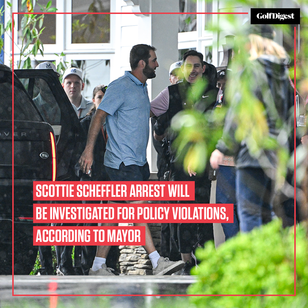 The officers who arrested Scottie Scheffler will be investigated to see if they followed protocol. Full story: glfdig.st/OH1K50RQNIU