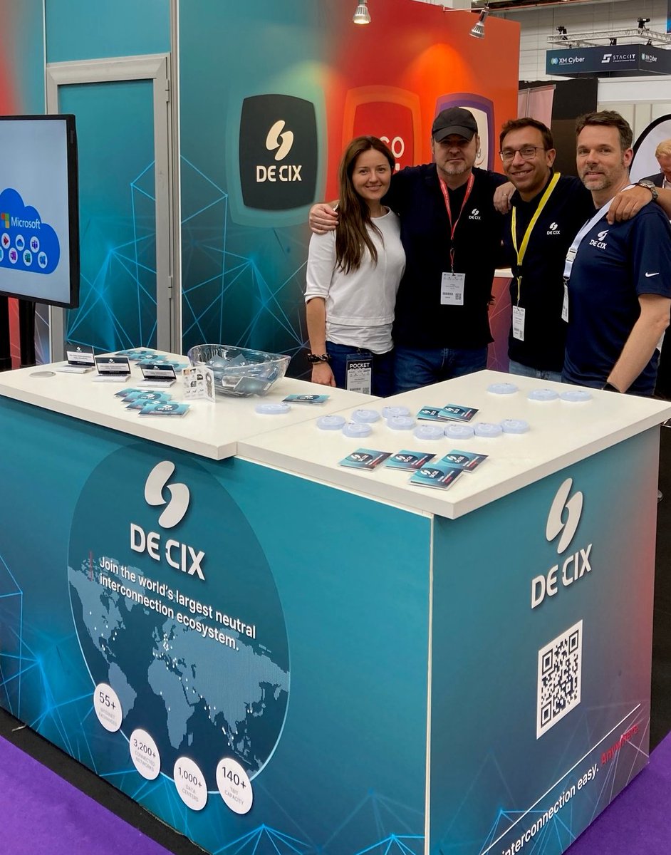 We’re all set up at the Cloud Expo Europe in Frankfurt! Come visit us at booth H080 and discover the latest in #cloud connectivity. 🚀 📍 Messe Frankfurt 🗓️ 22-23 May See you there! 🎉