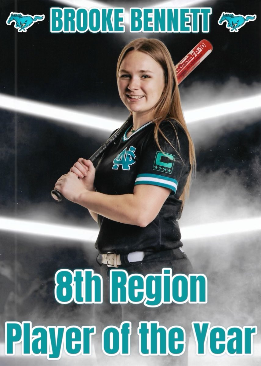 Brooke Bennett has been named as the 2024 8th Region Player of the Year!!