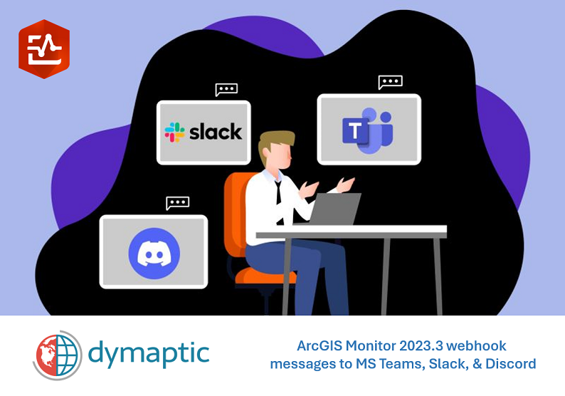 GIS_Bandit's tweet photo. Blog: #ArcGISMonitor webhook messages to your favorite chat software by @dymaptic https://t.co/MQw2nsOuO8
#ArcGISEnterprise #ArcGISAdmin #performance #monitoring #automation #IT #CIO #CTO #GIO #GIS #esri #dymaptic @Esri @EsriFederalGovt @EsriSLGov @EsriBizTeam @ArcGISXprise https://t.co/6qsGa0ZXnD