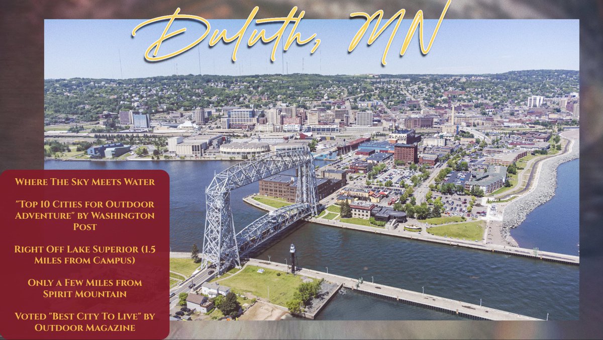 99 Days Until our 1st Game! Highlighting the great city that we are lucky enough to call Home! Duluth, MN is a special place and there is no doubt about that! #EarnIt // #BulldogCountry // #100DayCountdown