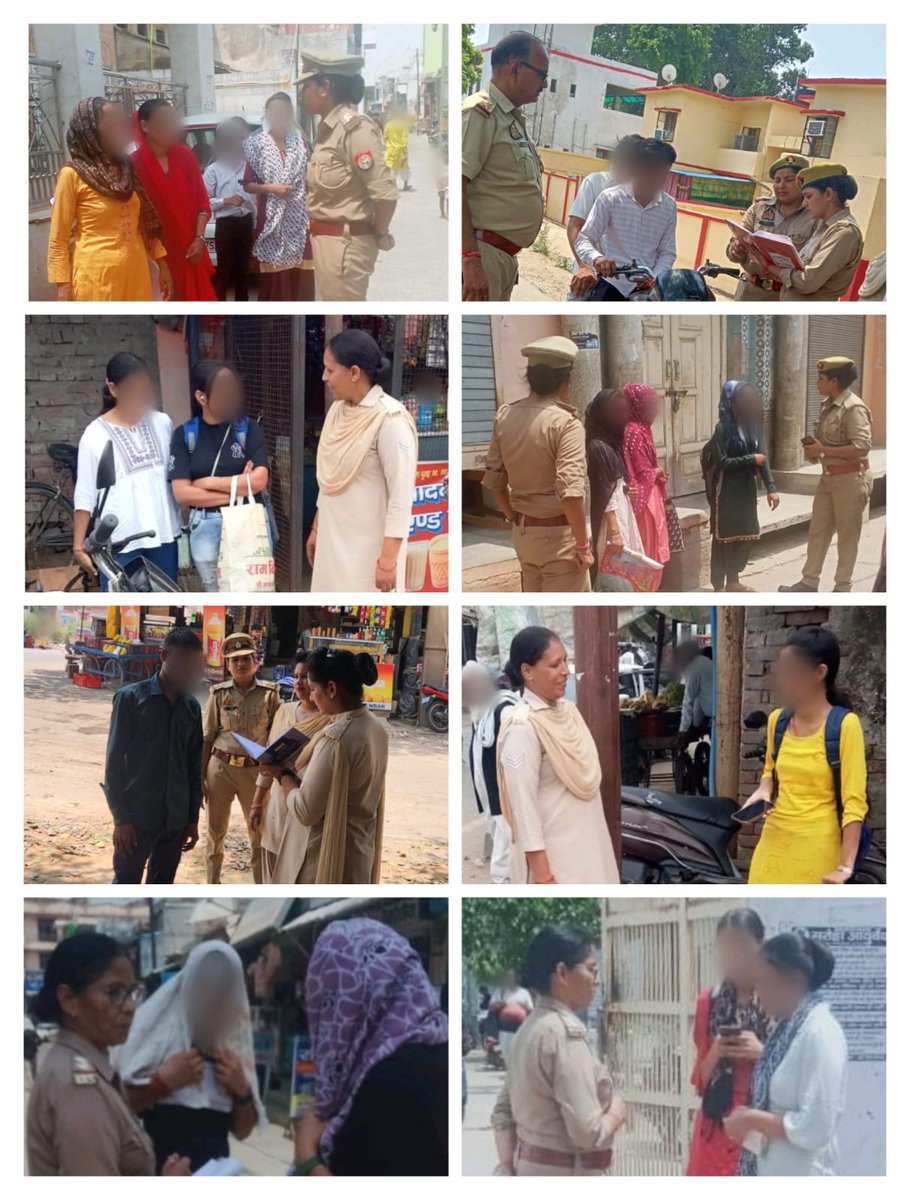 #baghpatpolice 
#MissionShakti अभियान के अंतर्गत थानों की एन्टी रोमियो टीम द्वारा अपने-2 क्षेत्र मे महिलाओं/बालिकाओं को महिला हेल्पलाइन नं0 1090,1076,डायल-112 आदि की जानकारी देकर जागरुक किया गया तथा संदिग्धों से पूछताछ की गई।    
#ShePoweredUPP 
#WomenEmpowerment 
#MissionShakti4