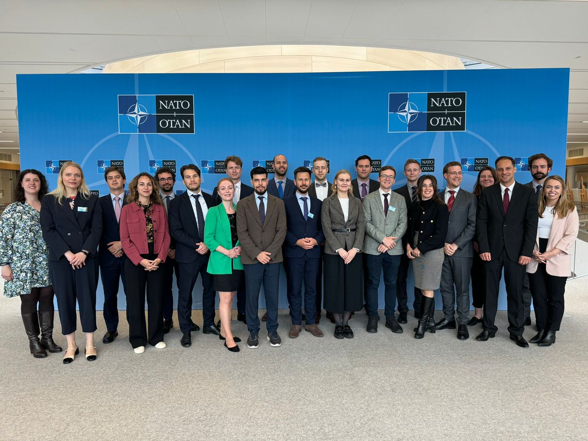 Yesterday we had a study visit to the NATO HQ. Thank you @NATO for having us! #EUDiplomacy