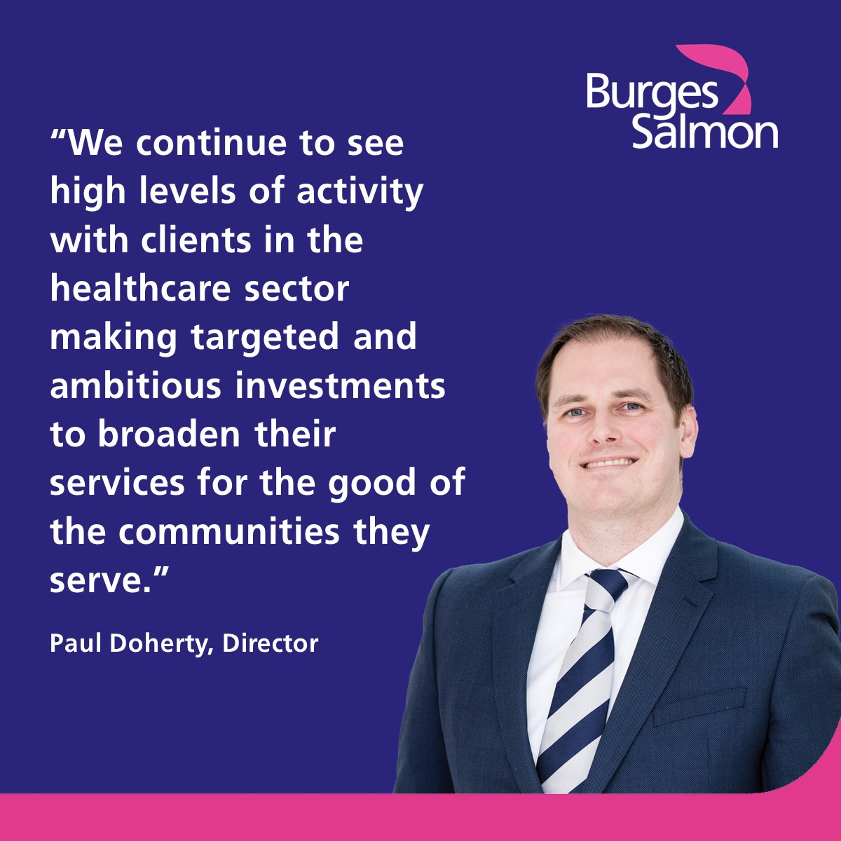 Our Healthcare sector team has advised Somerset Care Group as it continues to grow its portfolio of purpose-built, specialist care homes, with the acquisition of the award-winning Green Tree Court nursing home. Read the full story here: bsalmon.us/3yvu4xq #socialcare