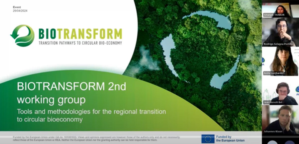 🌱 On April 29th, EU authorities, bioeconomy clusters, and research institutes met online to discuss BIOTRANSFORM’s circular bioeconomy tools.

ℹ️ Learn more here: biotransform-project.eu/news-events/ne…