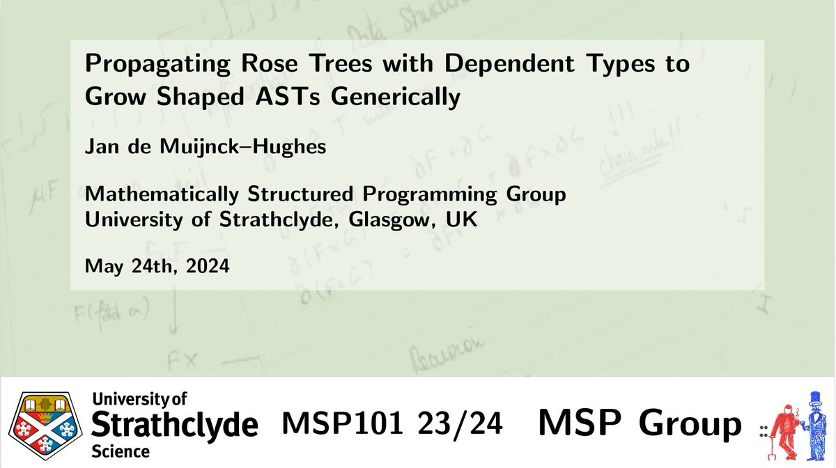 MSP Group (now at mastodon.acm.org/@mspstrath) tweet media