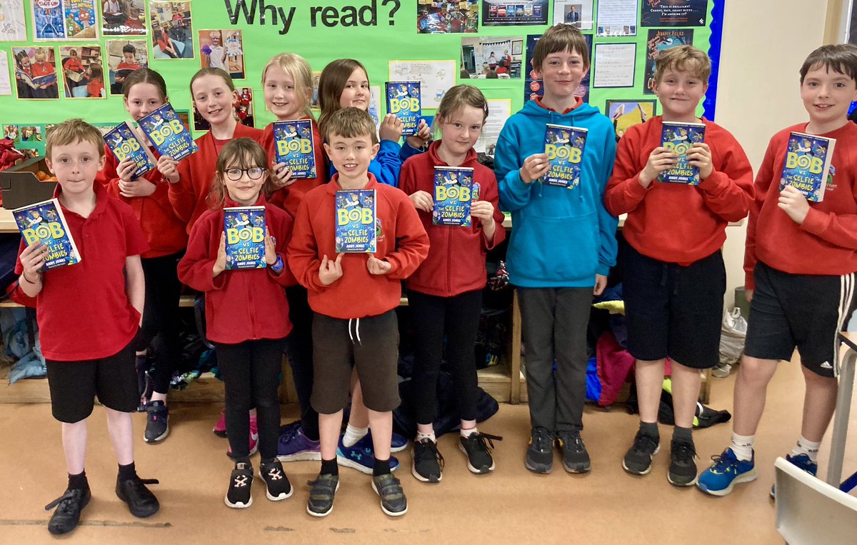 Reading Club were really excited to receive their copy of Bob vs The Selfie Zombies by Andy Jones last night. The pupils love reading the story together and talking about the plot and characters. 

Thank you to <a href="/bookwagonuk/">BookwagonUK</a> for providing the copies of the books.