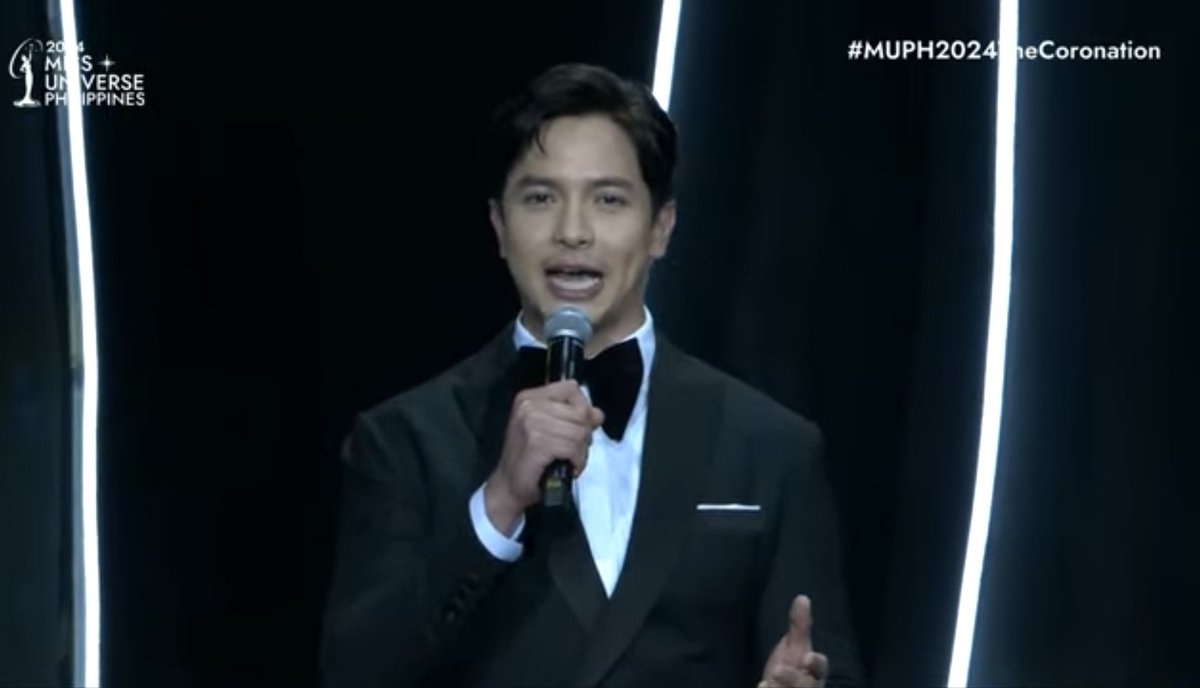 AltKamuning's tweet photo. Perfect diction. Great energy! Effortlessly Classy! Ganda ng aura! I love it! Keep on Sparkling, Asia's Multimedia Superstar Alden Richards and the IT Girl of the New Millenium Gabbi Garcia! Really good job so far! @Sparkle_GMA  good job! 

#MissUniversePhilippines2024 https://t.co/MjedLgR67f