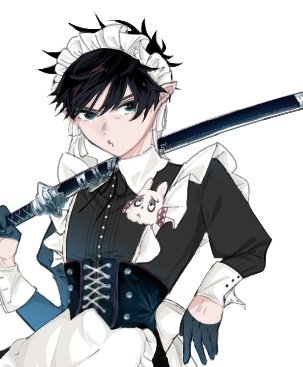 「black dress maid headdress」 illustration images(Latest)