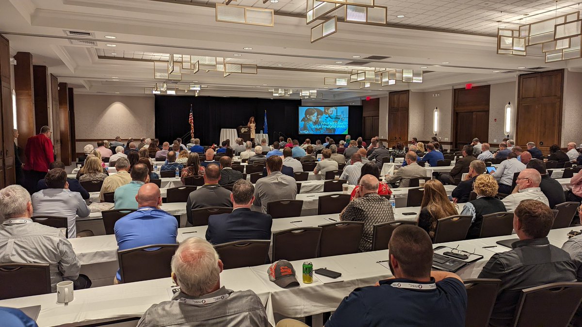 BillEsbeck's tweet photo. @sbloomfield15 is always a fantastic way to kick off the opening general session of the WSTA Annual Convention!
#buildbroadbandwithus
#fiberbroadband
@NTCAconnect https://t.co/pbczABkmSY
