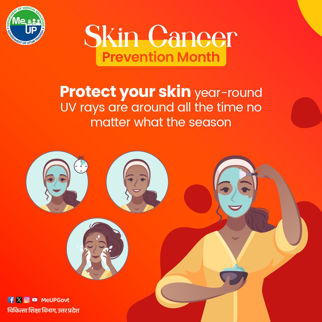 Regularly check your skin for any changes, and see a dermatologist if you find any suspicious spots. Early detection and removal of skin cancer can greatly improve the chances of successful treatment.

#MeUP #MedicalEducation #skincare #acne #SkinCancer #skin #dermatologist
