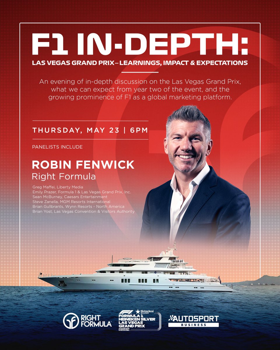 Will sponsors stick or twist on Las Vegas?

Ahead of this weekend's Monaco Grand Prix, our CEO, Robin Fenwick, will join a panel of experts to discuss the impact of last year's event in Vegas and what we can expect from brands this year.