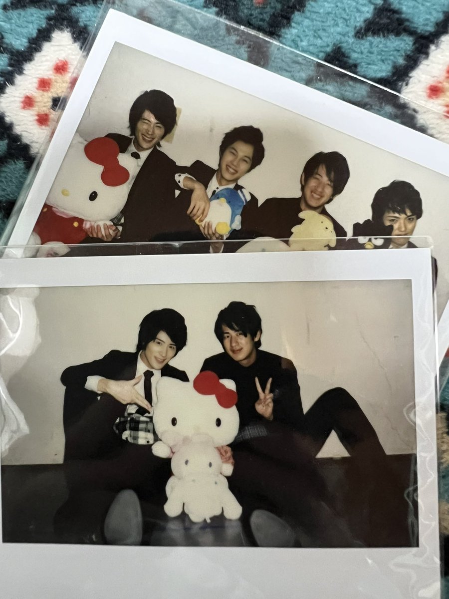 blust0325's tweet photo. 確かサンリオのワイドチェキが！
と探したら綺麗に保存してあった✨
この頃からキティちゃんだったね😍

@TAKESHI_show_wa 
#向井毅
#show_wa 
#show輪 https://t.co/q2lKma5MzK