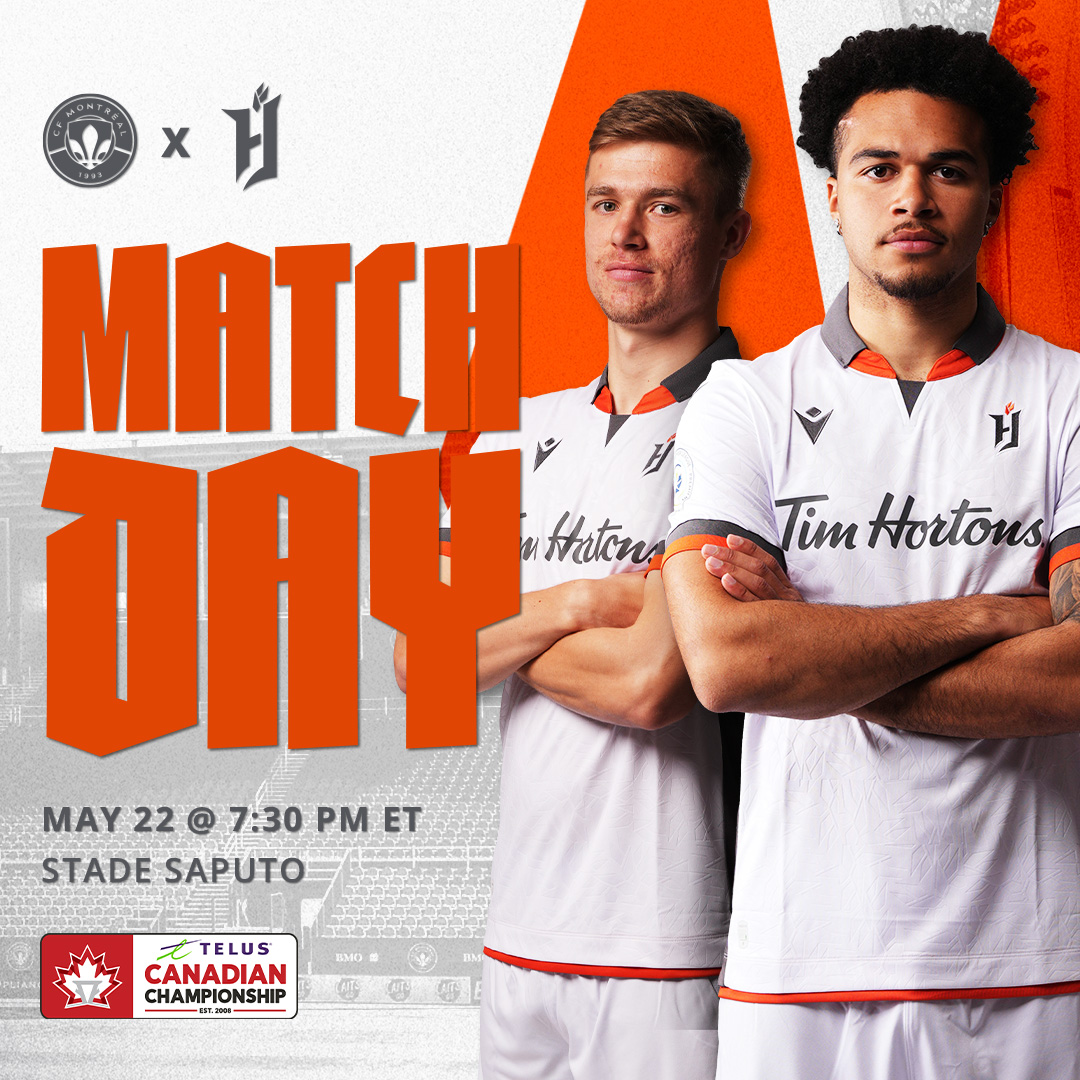 This one is for all the marbles ⚽️

🗓️ | Today, May 22
🕦 | 7:30 PM ET⁠
🆚 | <a href="/cfmontreal/">CF Montréal</a>
🏟️ | Stade Saputo
🏆 | TELUS Canadian Championship

#TogetherWeForge | #CanChamp