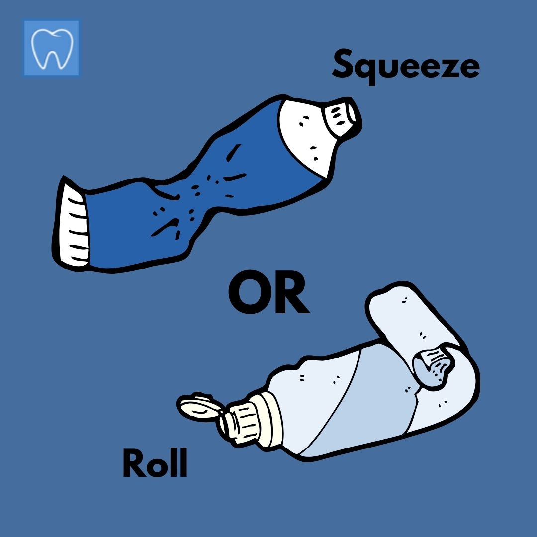 The great toothpaste debate! Are you Team Squeeze or Team Roll? Cast your vote in the comments below. #toothpaste #SqueezeVsRoll #ToothpasteDebate #dentist #dentalcare #avrildsouzadmd #cosmeticdentist #ortho #orthodontist #pediatricdentist #ny #nydentist #schenectady #schenect...