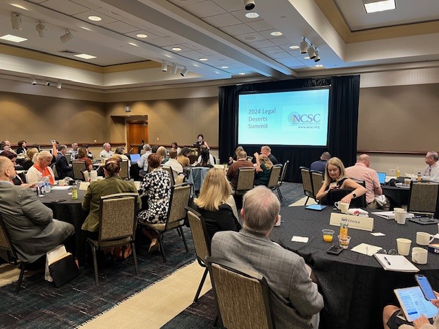 This week, we hosted the Legal Deserts Summit w/ court leaders from across the U.S. The summit addressed justice needs in rural areas and how #courts can better serve these communities. Sessions covered GIS mapping to assess needs and strategies for addressing attorney shortages.