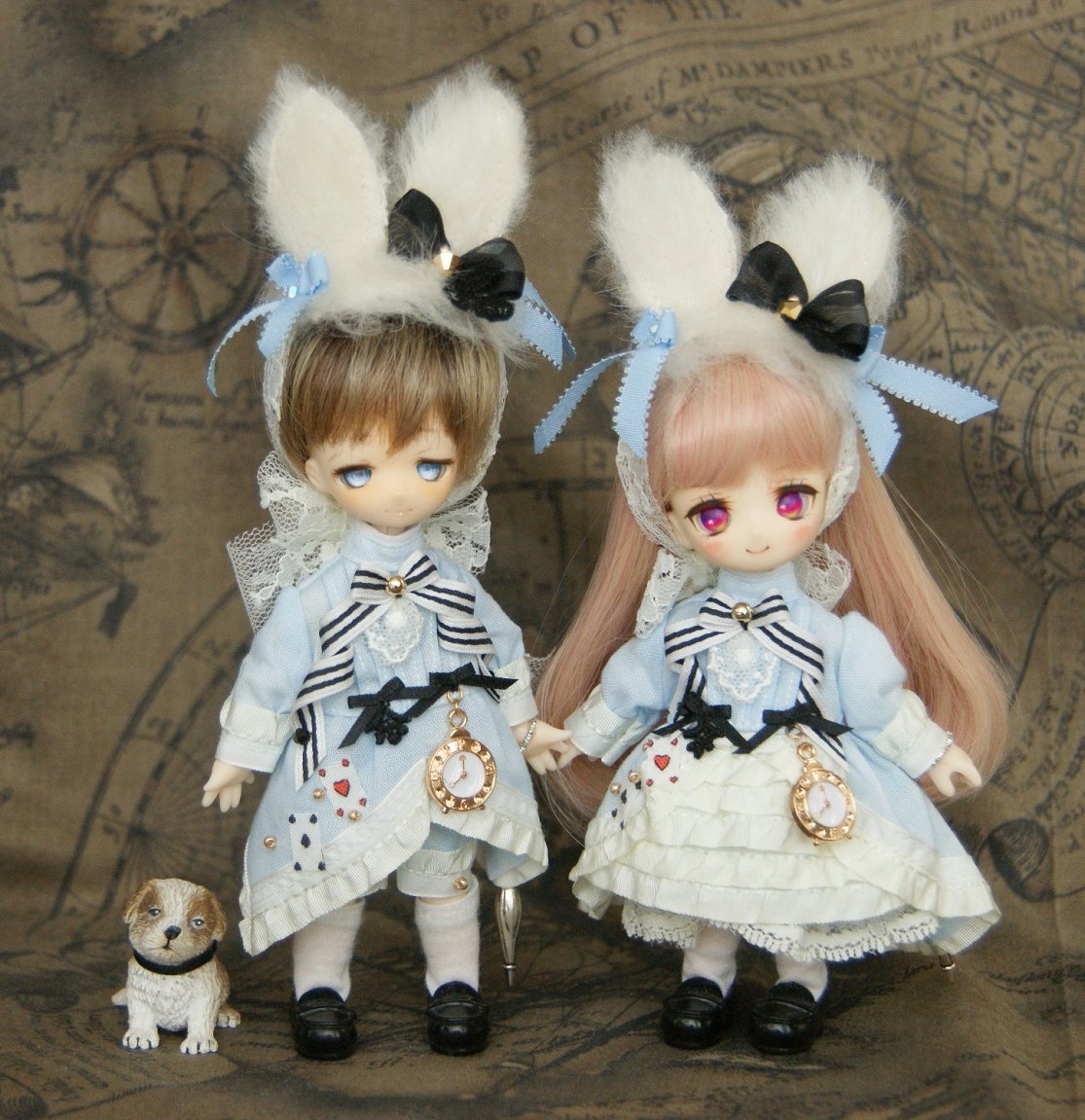 不思議の国のアリスのうさぎ風    

#オビツ11 #obitsu11 #OBドール #クルスドール #シトリンヘッド #ジュエルドール #aliceinwonderland