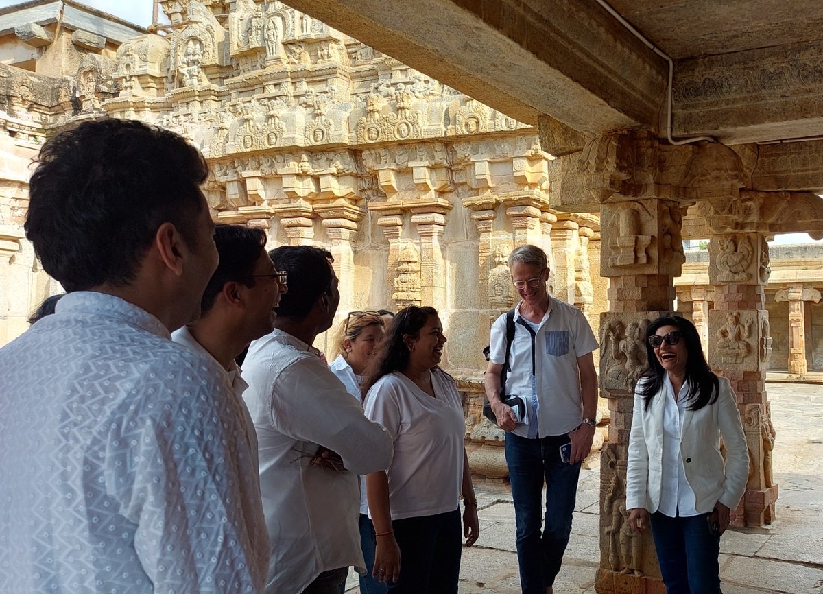 A truly fun and an #inspiring day! A delightful visit to a temple with @ClasNeumann, SVP & Head of SAP Labs Network, @gangadharansind, and our amazing colleagues. The experience was all about great conversations and enriching #cultural insights. Catch a glimpse!