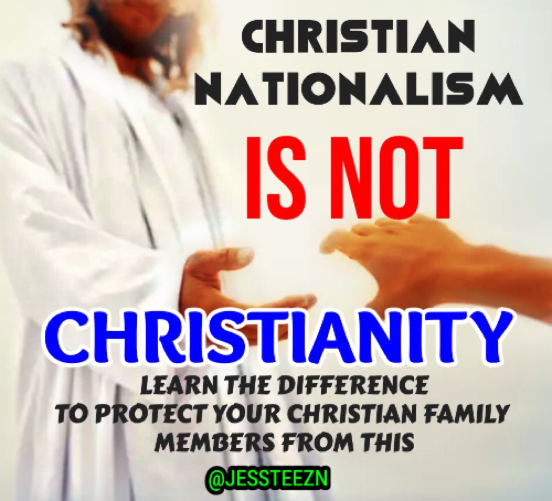 #DemsUnited #Fresh #ProudBlue #LiveBlue 🚨We need to be paying attention to Christian Nationalism! Christian Nationalism helped fuel the attack on the Capitol on Jan 6 Christian Nationalism empowers White Supremacy and racial subjugation. The Nazis were Christian