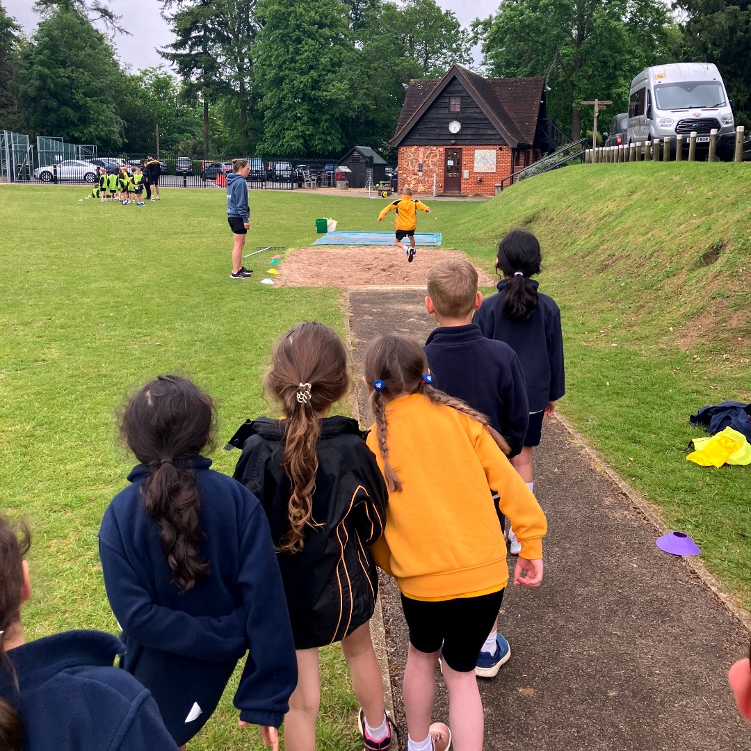 St Hilary's Year 2s had a fabulous time yesterday hosting a Mini Olympics afternoon for Hoe Bridge School - such enthusiasm! #StHilarysSchool #LifeAtStHilarys #PrepSchoolSurrey