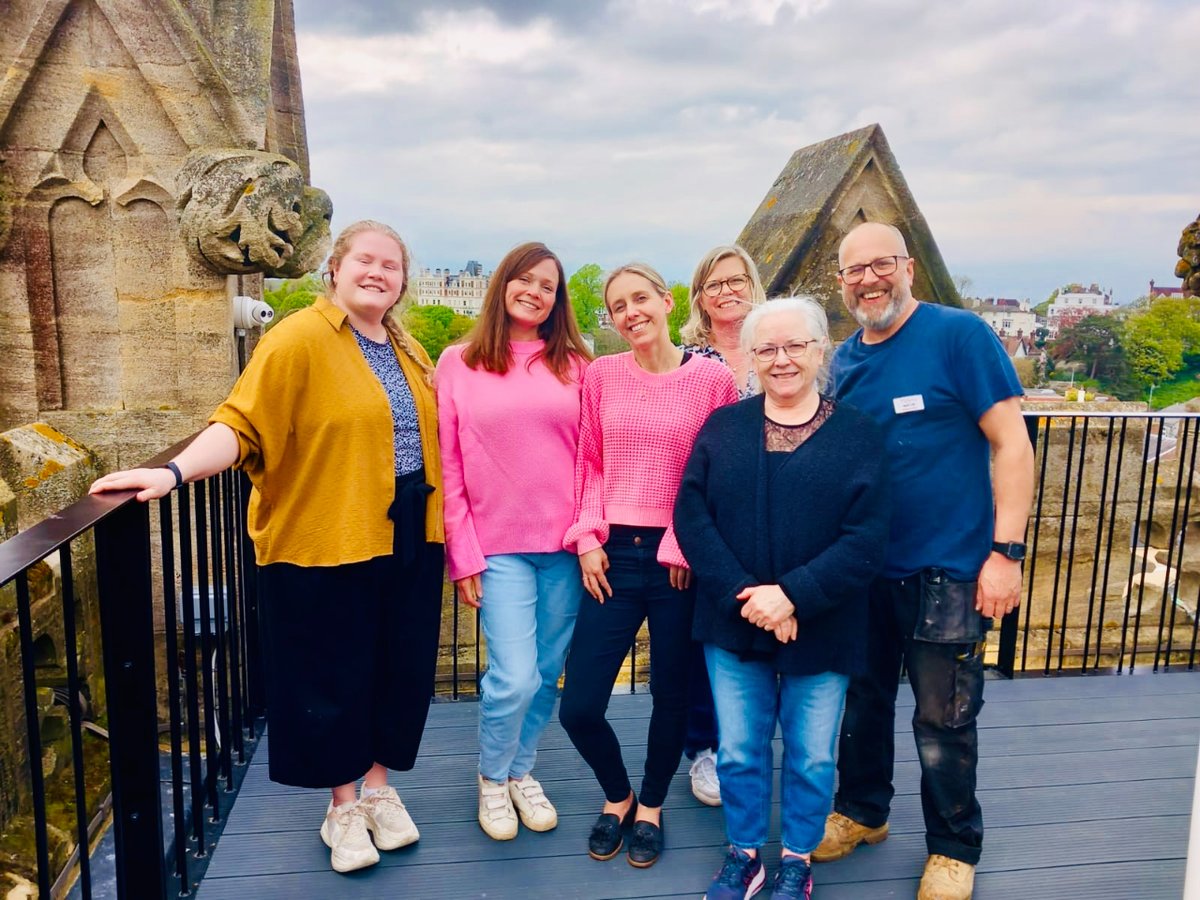 Team Trinity got to have a sneak peek at the top of the Clocktower due to open to the public later this year. We can't wait for everyone in Tunbridge Wells to experience the breathtaking view from up there! @panoramic_WM @BerryLamberts @knightfrank @WiserSafety @HeritageFundUK
